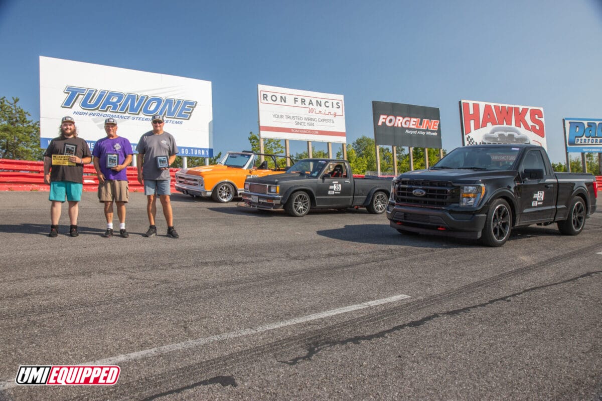 UMI Equipped trucks win the truck class at Autocross Challenge.