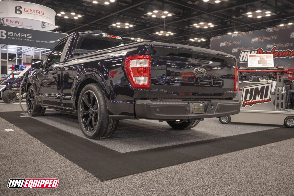 Chris Howell's 2023 F-150 At UMI Performance Booth at PRI Show. Performance Racing Show.