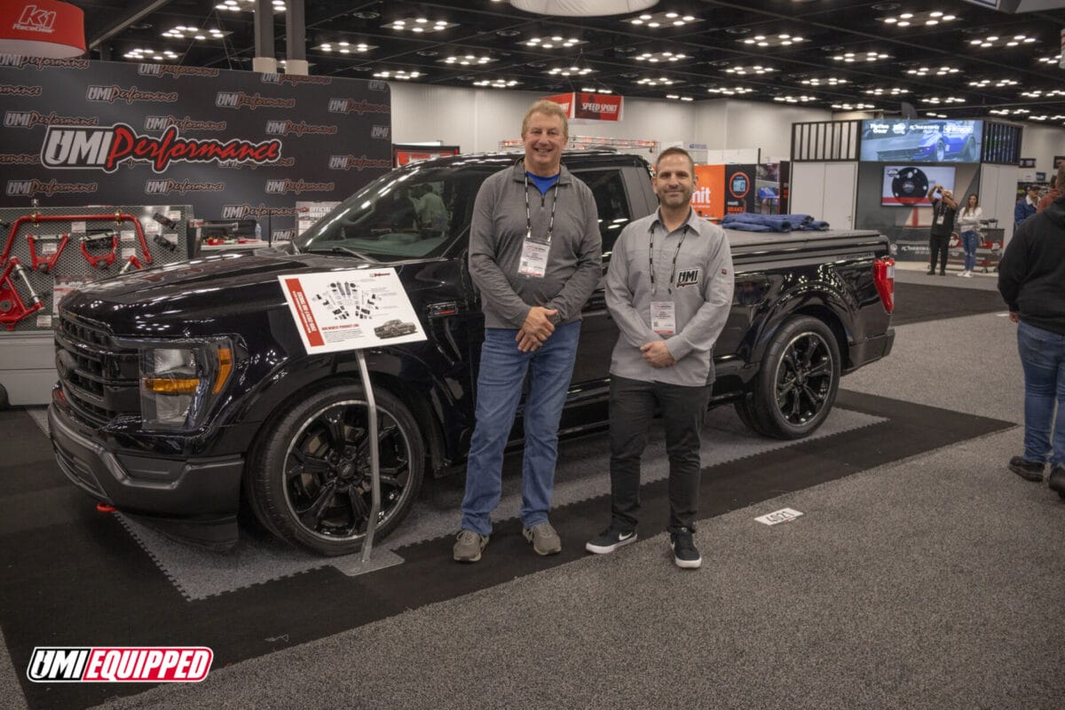 Chris Howell's 2023 F-150 At UMI Performance Booth at PRI Show. Performance Racing Show.